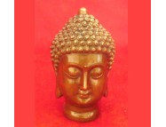 bronze buddha head 